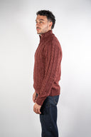 Maglia Half Zip a trecce Paul Miranda