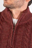 Maglia Half Zip a trecce Paul Miranda