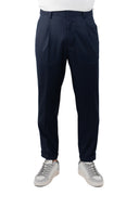 Pantalone con pince in coordinato