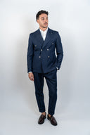 Giacca doppiopetto Denim Paul Miranda