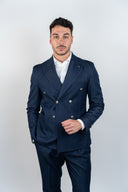 Giacca doppiopetto Denim Paul Miranda
