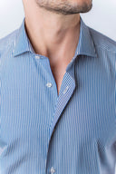 Camicia in cotone bacchettata