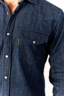 Camicia in denim bottone Madreperla AL