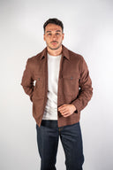 Overshirt in lana mélange Paul Miranda