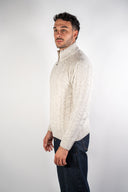 Maglia Half Zip a trecce Paul Miranda