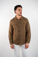 Overshirt misto lino Gianni Lupo