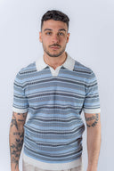 Polo Jacquard a righe