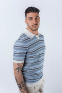Polo Jacquard a righe