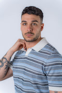 Polo Jacquard a righe