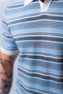 Polo Jacquard a righe