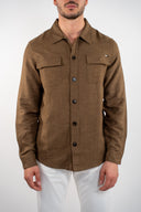 Overshirt misto lino Gianni Lupo
