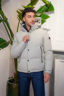 Giubbotto cappuccio rimovibile