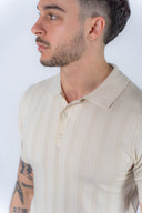Polo in filo con trama