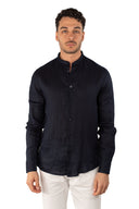 Camicia coreana in lino