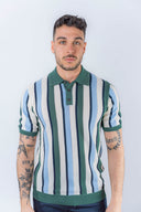 Polo in maglia Jacquard