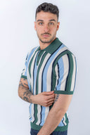 Polo in maglia Jacquard
