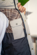 Giubbotto cappuccio rimovibile