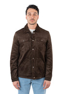 Overshirt scamosciata