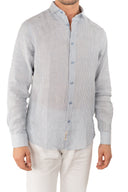 Camicia in lino riga fine Gianni Lupo
