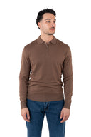Polo manica lunga zip Gianni Lupo