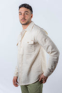 Overshirt ricamata