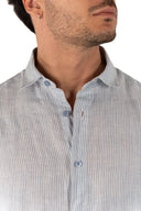 Camicia in lino riga fine Gianni Lupo
