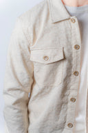 Overshirt ricamata