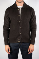 Cardigan collo camicia Lana Seinse
