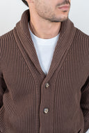 Cardigan collo scialle Cotone e Lana My Room