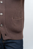 Cardigan collo scialle Cotone e Lana My Room