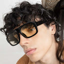 OS Sunglasses Roma Nero Giallo