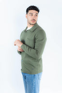 Cardigan collo camicia