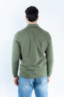 Cardigan collo camicia