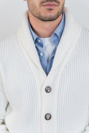 Cardigan collo scialle Cotone e Lana My Room