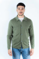 Cardigan collo camicia