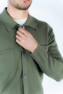 Cardigan collo camicia