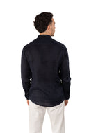 Camicia coreana in lino