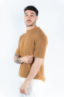 T-shirt in maglia traforata