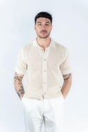 Cardigan mezze maniche in maglia