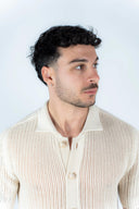 Cardigan mezze maniche in maglia