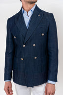 Giacca doppiopetto Tencel Paul Miranda