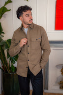 Overshirt tinta unita