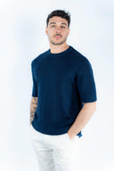 T-shirt in maglia traforata