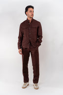 Overshirt lino in coordinato Seinse
