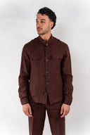 Overshirt lino in coordinato Seinse