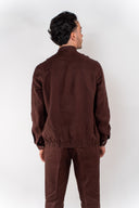 Overshirt lino in coordinato Seinse
