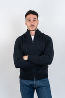 Maglia full zip a trecce Markup