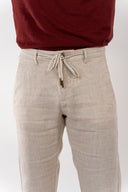 Pantalone lino Michigan Gianni Lupo