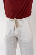 Pantalone lino Michigan Gianni Lupo