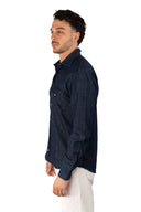 Camicia in denim bottone Madreperla AL